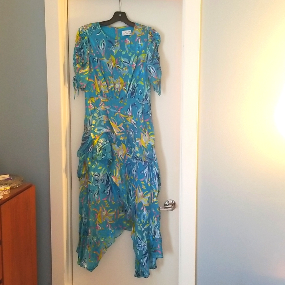 Tanya Taylor romantic Rayon and silk dress